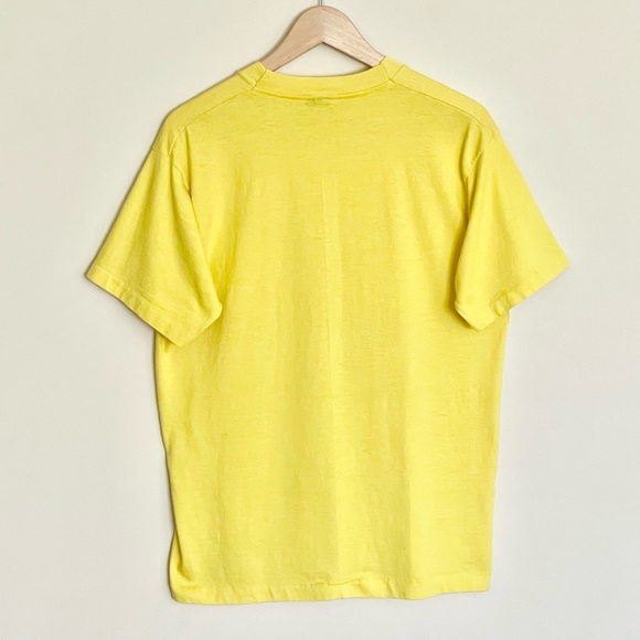 Vintage 1990 Cats On Pussywillows San Francisco Yellow Puff T Shirt Adult M - Picture 8 of 9